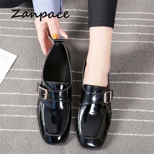 zanpace 2020 leather flat shoes women loafers spring new flat-bottom mother shoes low heel casual platform slip on ladies, Black
zanpace 2020 leather flat shoes women loafers spring new flat-bottom mother shoes low heel casual platform slip on ladies, Black