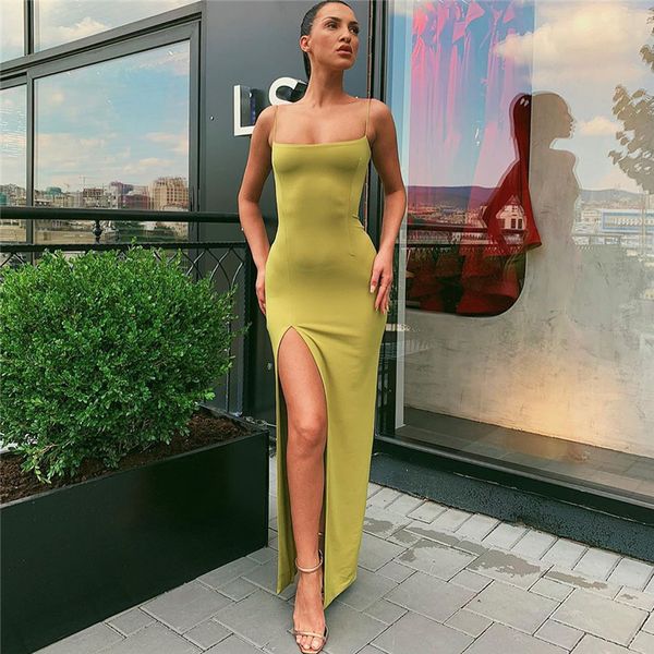 casual dresses 2021 women high split slash neck spaghetti strap dress party night club hip package floor length bodycon, Black;gray
casual dresses 2021 women high split slash neck spaghetti strap dress party night club hip package floor length bodycon, Black;gray