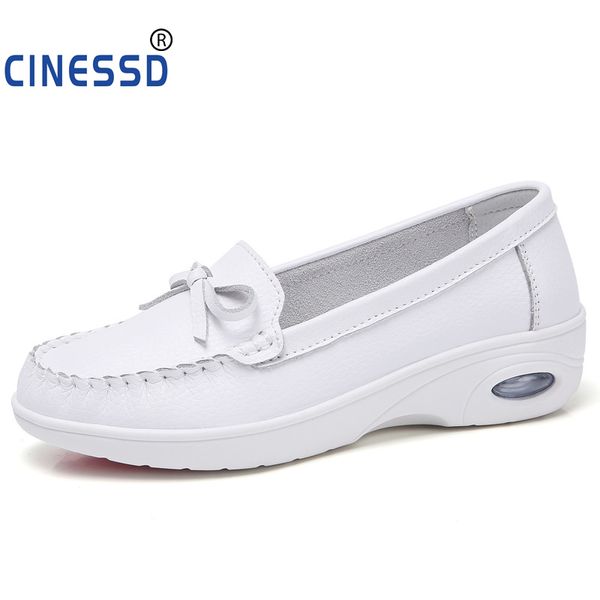 cinessd woman nurse flats shoes genuine leather slip on moccains ladies round toe white loafers flats woman sneakers spring, Black
cinessd woman nurse flats shoes genuine leather slip on moccains ladies round toe white loafers flats woman sneakers spring, Black