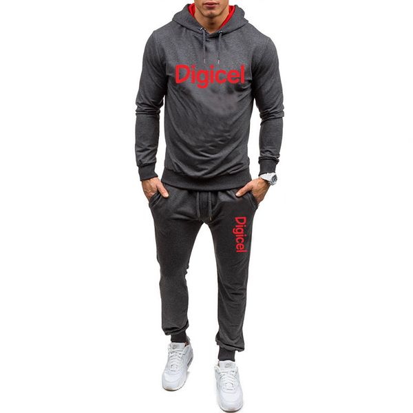 men sweat shirts set hoodies+pants sets threaded cuffs men's fit sportswear new solid color printed red letter + trousers, Gray
men sweat shirts set hoodies+pants sets threaded cuffs men's fit sportswear new solid color printed red letter + trousers, Gray
