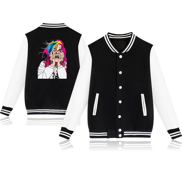 harajuku мультфильм o-образным вырезом пальто tekashi 69 печать o шеи бейсбольная куртка женщины / мужчины хип-хоп спортивная одежда мальчик, Black;brown
harajuku мультфильм o-образным вырезом пальто tekashi 69 печать o шеи бейсбольная куртка женщины / мужчины хип-хоп спортивная одежда мальчик, Black;brown