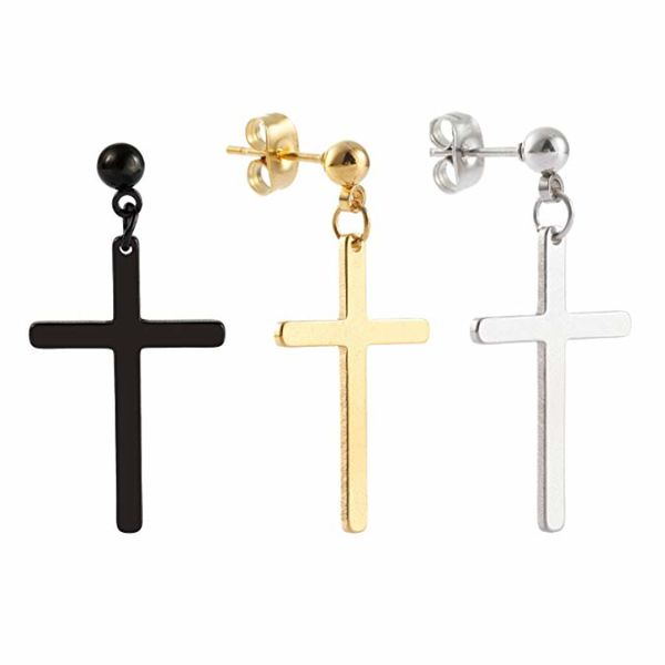 punk cross earrings ear piercing dangle long drop jewelry drop earrings gift stainless steel charms dangle stud, Golden;silver
punk cross earrings ear piercing dangle long drop jewelry drop earrings gift stainless steel charms dangle stud, Golden;silver