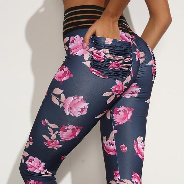 loozykit elastic floral printed yoga pants women high waist fitness leggings female sports tights with pockets running wear slim, White;red
loozykit elastic floral printed yoga pants women high waist fitness leggings female sports tights with pockets running wear slim, White;red