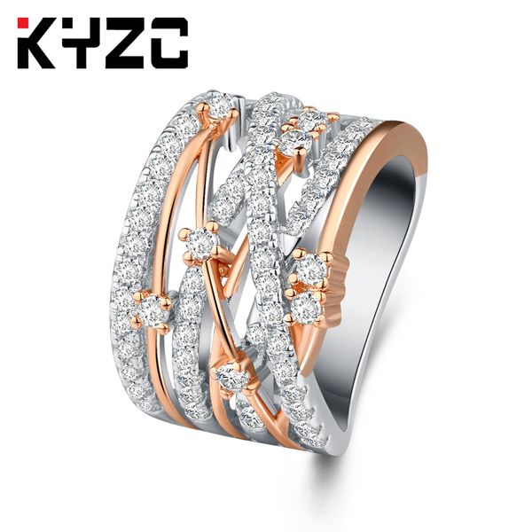 european and american luxury high-grade seiko micro-inlaid double-color ring simulation diamond wedding ring, Golden;silver
european and american luxury high-grade seiko micro-inlaid double-color ring simulation diamond wedding ring, Golden;silver
