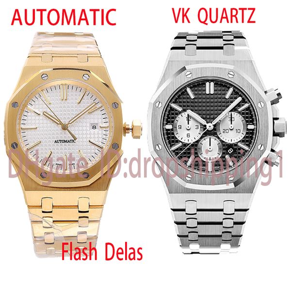 dropshipping mens automatic mechanical watches classic style 42mm full stainless steelstrap 5atm waterproof super luminous vk64 quartz watch, Slivery;brown
dropshipping mens automatic mechanical watches classic style 42mm full stainless steelstrap 5atm waterproof super luminous vk64 quartz watch, Slivery;brown