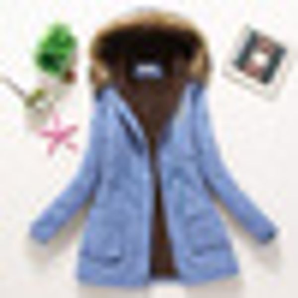 winter womens hooded jacket fur velvet long slim warm outwear parka coat thick, Black;brown
winter womens hooded jacket fur velvet long slim warm outwear parka coat thick, Black;brown