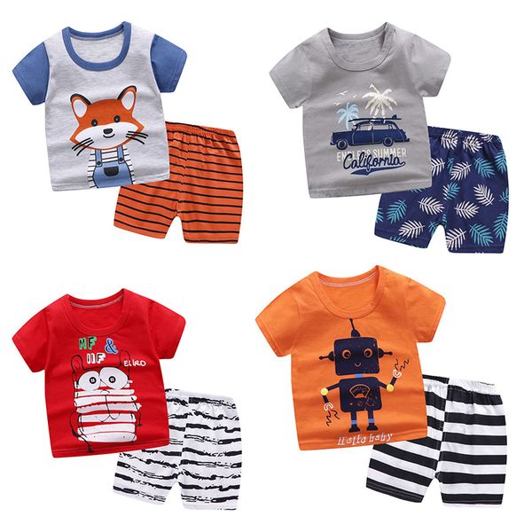 new arrival summer toddler boys kids clothes robot print short sleeve t-shirt + shorts 2 piece set baby boys girls clothing sets, White
new arrival summer toddler boys kids clothes robot print short sleeve t-shirt + shorts 2 piece set baby boys girls clothing sets, White