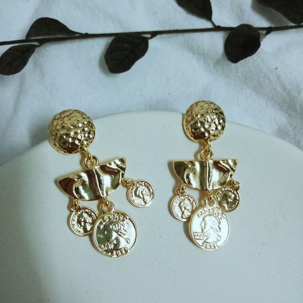fashion-o brand vintage metal human head earrings for women hiphop stud earring gold coin brincos pendant rock jewelry 2018, Golden;silver
fashion-o brand vintage metal human head earrings for women hiphop stud earring gold coin brincos pendant rock jewelry 2018, Golden;silver