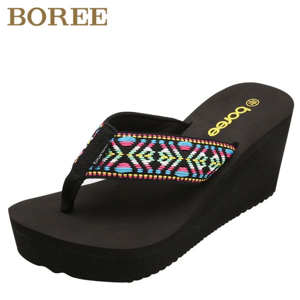 boree 2020 summer woman slippers casual beach outdoor home high heels platform female shoes flip-flops shoes femme pantoufles, Black
boree 2020 summer woman slippers casual beach outdoor home high heels platform female shoes flip-flops shoes femme pantoufles, Black