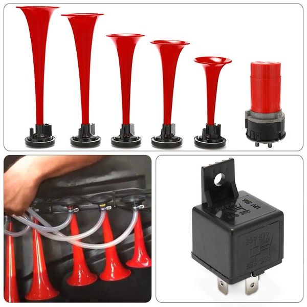 new 12v 5 trumpet musical dixie car air horn universal dukes of hazzard car horn air compressor for truck boat
new 12v 5 trumpet musical dixie car air horn universal dukes of hazzard car horn air compressor for truck boat