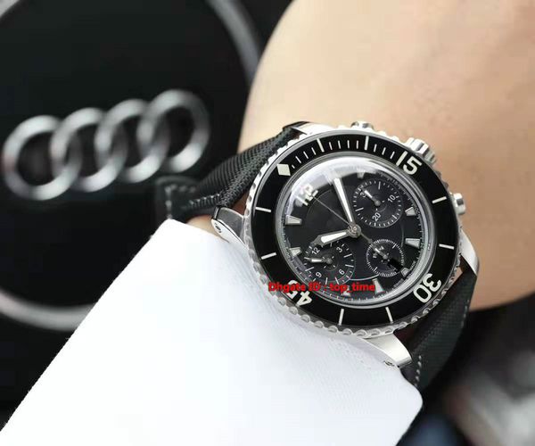 3 style watch 45mm fifty fathoms chronographe flyback eta 7750 automatic mens watch 5085f-1130-52 black dial canvas strap watches, Slivery;brown
3 style watch 45mm fifty fathoms chronographe flyback eta 7750 automatic mens watch 5085f-1130-52 black dial canvas strap watches, Slivery;brown