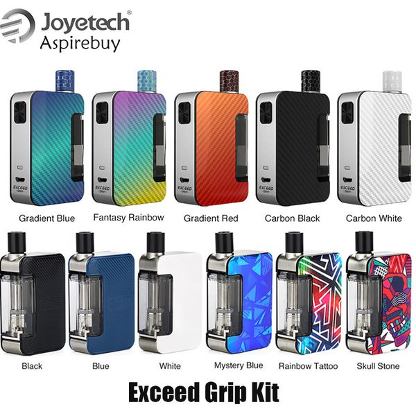 

Подлинный комплект рукоятки Joyetech Exceed Grip, встроенный в аккумулятор емкостью 1000 мАч, 3,5 мл, картридж по 4,5 мл, с сетчатой ​​катушкой EX-M 0,4 Ом