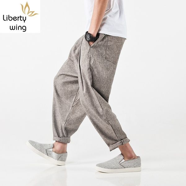 men's pants casual loose drop crotch mens cotton linen summer quick dry sweatpants jogger streetwear male trousers hip hop baggy, Black
men's pants casual loose drop crotch mens cotton linen summer quick dry sweatpants jogger streetwear male trousers hip hop baggy, Black