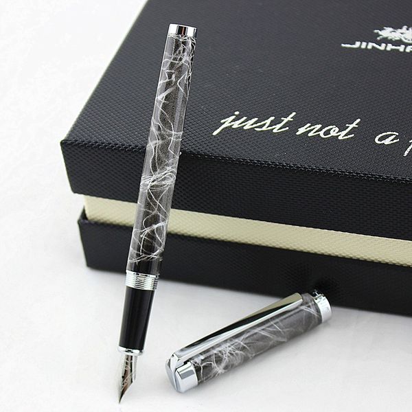jinhao metal fountain pen 0.5mm mb nib silver clip ink pens for writing stationery office supplies caneta tinteiro
jinhao metal fountain pen 0.5mm mb nib silver clip ink pens for writing stationery office supplies caneta tinteiro