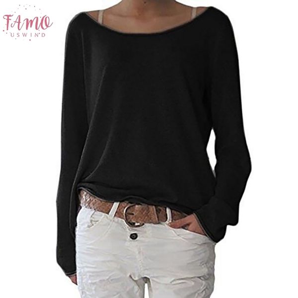 fashion women oversized loose long sleeve t shirt baggy plus casual solid t shirt drop shipping, White
fashion women oversized loose long sleeve t shirt baggy plus casual solid t shirt drop shipping, White
