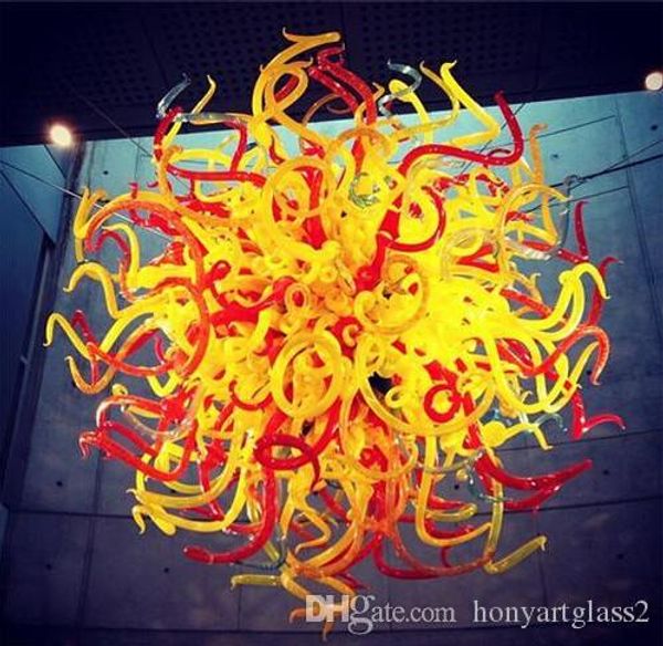 Free Shipping China Factory-outlet Murano Glass Chandelier with Yellow and Red Color Hotel Decor Crystal Art Chandelier
Free Shipping China Factory-outlet Murano Glass Chandelier with Yellow and Red Color Hotel Decor Crystal Art Chandelier