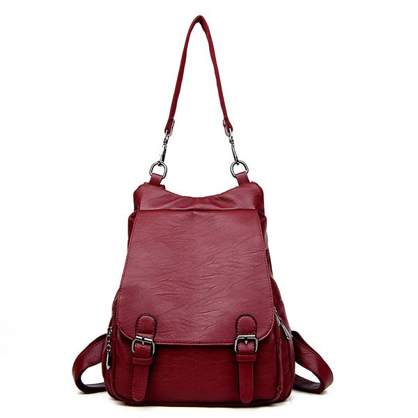 retro backpack women's bags middle-aged youth multifunctional travel backpack korean new soft face schoolbag women
retro backpack women's bags middle-aged youth multifunctional travel backpack korean new soft face schoolbag women