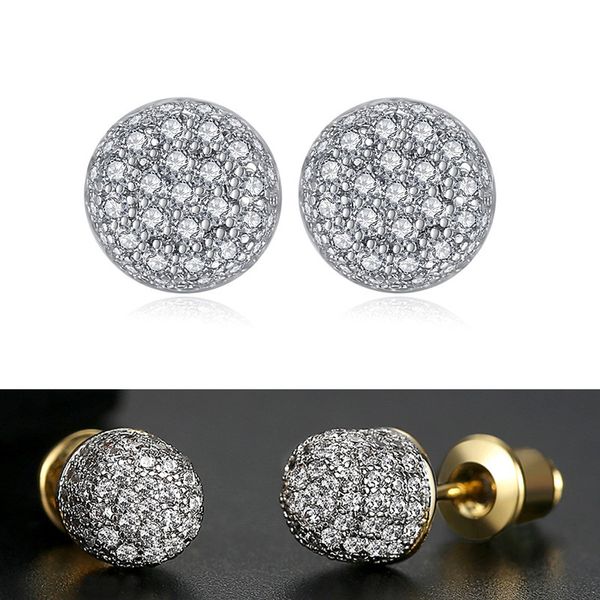 fashion korean version of the simple and compact ladies earrings inlaid zircon copper-plated gold earrings small cute full diamond earrings, Golden;silver
fashion korean version of the simple and compact ladies earrings inlaid zircon copper-plated gold earrings small cute full diamond earrings, Golden;silver