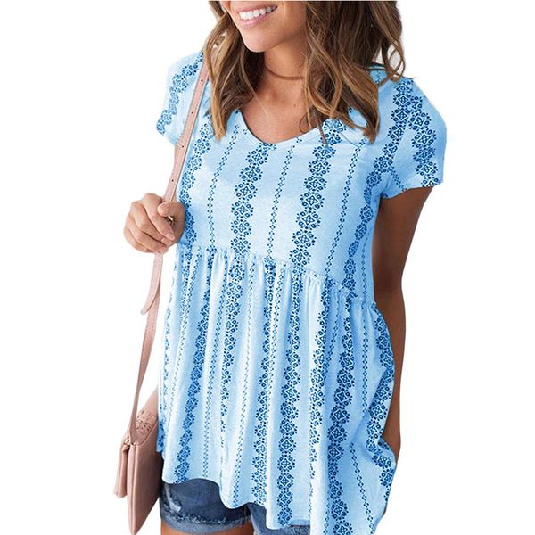 синий boho цветочный принт лето v шеи с коротким рукавом рубашка баски футболка блузка топы, White
синий boho цветочный принт лето v шеи с коротким рукавом рубашка баски футболка блузка топы, White