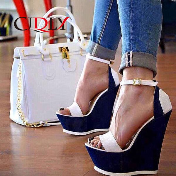 cjdly summer wedge sandals women sandals platform women ankle buckle solid summer shoes gladiator big size 2020 fashion, Black
cjdly summer wedge sandals women sandals platform women ankle buckle solid summer shoes gladiator big size 2020 fashion, Black