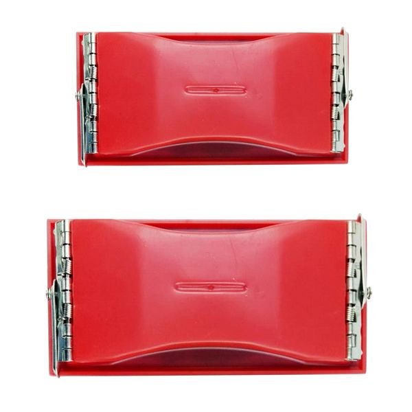 2pcs rectangle grit abrasive paper sandpaper holder hand sander - red black
2pcs rectangle grit abrasive paper sandpaper holder hand sander - red black