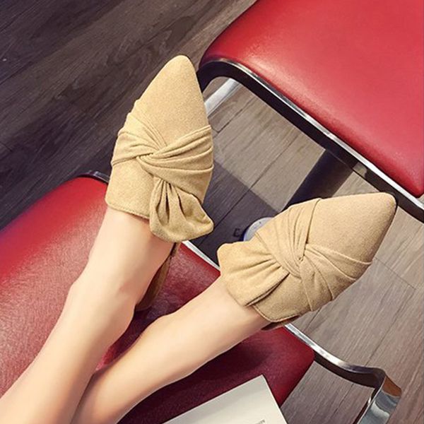 slippers women bowtie woman mules pointed toe ladies 2021 women's casual low heels fashion female elegant flock shoes, Black
slippers women bowtie woman mules pointed toe ladies 2021 women's casual low heels fashion female elegant flock shoes, Black