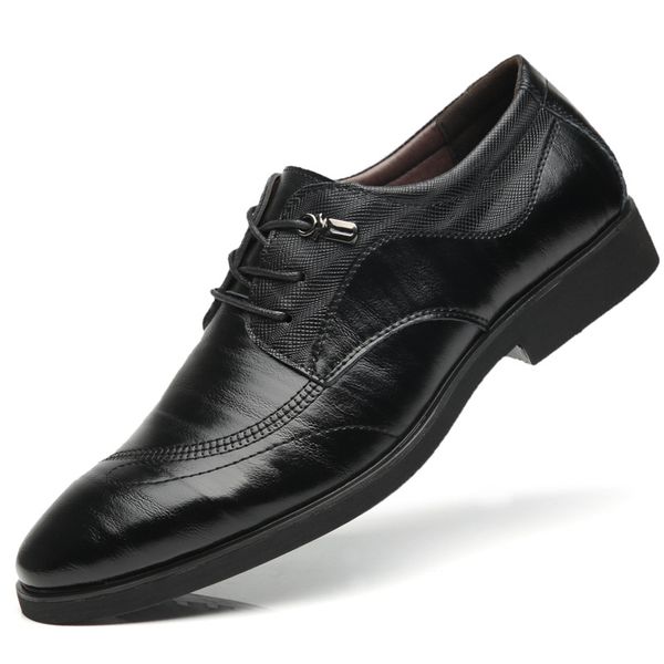 2019 new quality cow leather men's dress shoes soft man dress shoes point toe man split leather formal, Black
2019 new quality cow leather men's dress shoes soft man dress shoes point toe man split leather formal, Black