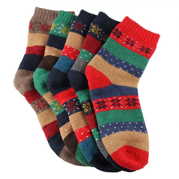 winter warm cashmere socks pactwork striped snowflake wool middle stockings lady women men warm wear resistant retro sock ljja3124, Pink;yellow
winter warm cashmere socks pactwork striped snowflake wool middle stockings lady women men warm wear resistant retro sock ljja3124, Pink;yellow