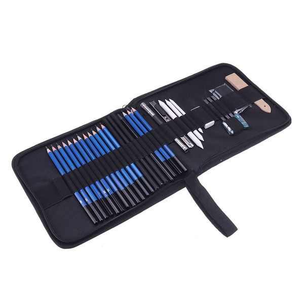 35x sketch pencil set professional sketching drawing kit wood pencil bags for painter school students art supplies
35x sketch pencil set professional sketching drawing kit wood pencil bags for painter school students art supplies