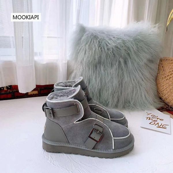 2019 chinese brand women's shoes, real leather, 100% natural wool, high-quality buckle women's snow boots, delivery, Black
2019 chinese brand women's shoes, real leather, 100% natural wool, high-quality buckle women's snow boots, delivery, Black