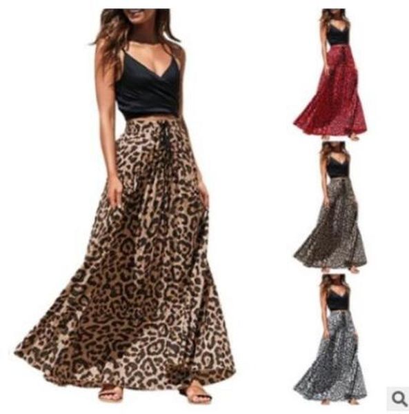 2019 womens leopard print long drawstring pleated high waisted bohemian maxi skirt diy casual solid asymmetrical skirts -82, Black
2019 womens leopard print long drawstring pleated high waisted bohemian maxi skirt diy casual solid asymmetrical skirts -82, Black