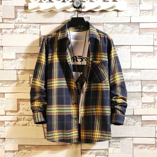 winter fashion brand designer shirts mens plaid slim fit streetwear long sleeve checkered dress shirts casual clothes camisa, White;black
winter fashion brand designer shirts mens plaid slim fit streetwear long sleeve checkered dress shirts casual clothes camisa, White;black