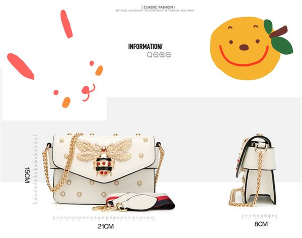 luxury designer new spring summer pearl chain bee small square bag tide bag star mini womens bags designer shoulder bag women
luxury designer new spring summer pearl chain bee small square bag tide bag star mini womens bags designer shoulder bag women