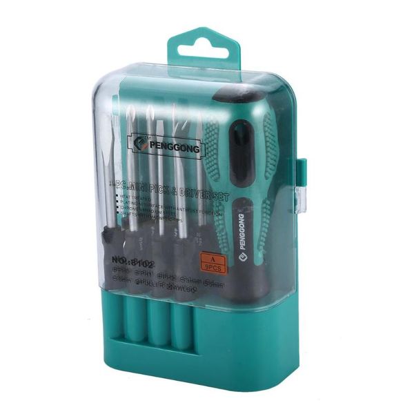 portable precision screwdriver 9 in 1 tool kit magnetic tool set ergonomic design for technicians repair
portable precision screwdriver 9 in 1 tool kit magnetic tool set ergonomic design for technicians repair