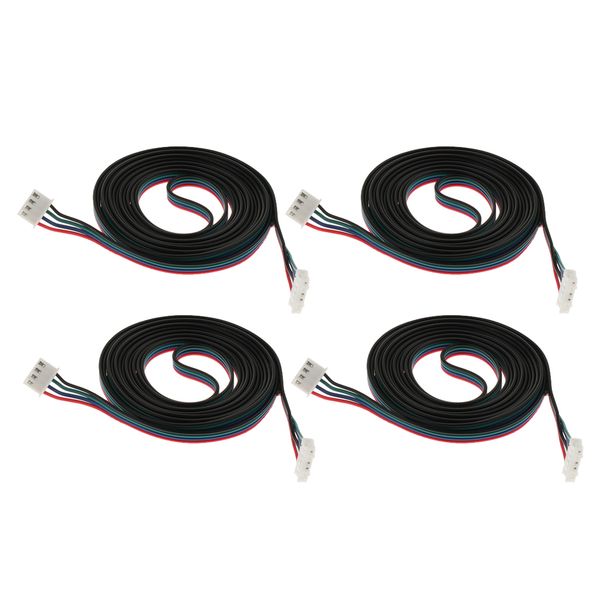 4 x stepper motor cable, 2m long nema 17 extended connector cable for reprap 3d printer cnc machines ( xh2.54
4 x stepper motor cable, 2m long nema 17 extended connector cable for reprap 3d printer cnc machines ( xh2.54