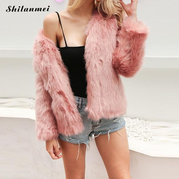 искусственного меха пальто зимы женщин warm chic с длинным рукавом женский верхняя одежда черный белый розовый элегантный осеннее пальто шер, Black
искусственного меха пальто зимы женщин warm chic с длинным рукавом женский верхняя одежда черный белый розовый элегантный осеннее пальто шер, Black