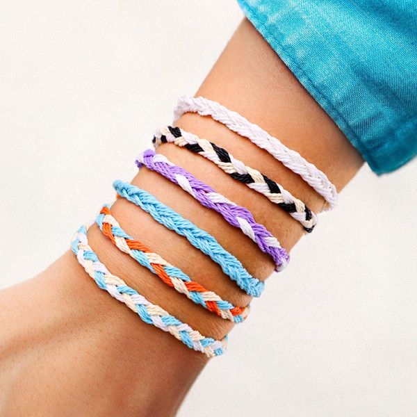 meetvii simple wax line handmade braid rope bracelet colorful waveing lucky string bracelets for women jewelry gift, Black
meetvii simple wax line handmade braid rope bracelet colorful waveing lucky string bracelets for women jewelry gift, Black