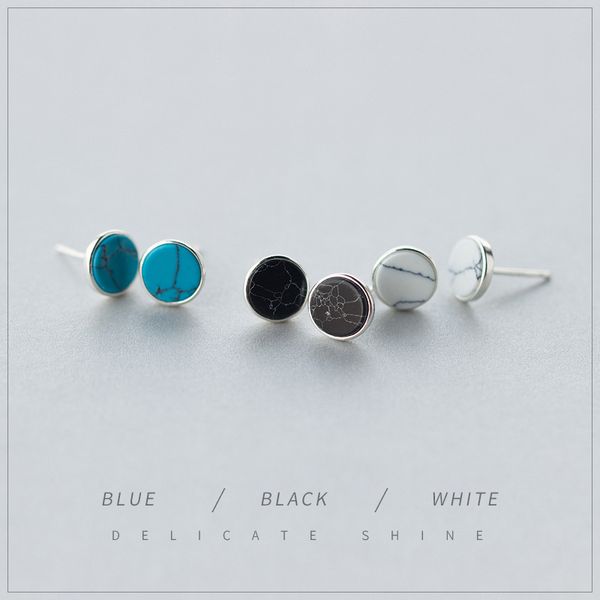 modian authentic 925 sterling silver green round turquoise stud earrings for women vintage silver earrings jewelry new, Golden;silver
modian authentic 925 sterling silver green round turquoise stud earrings for women vintage silver earrings jewelry new, Golden;silver