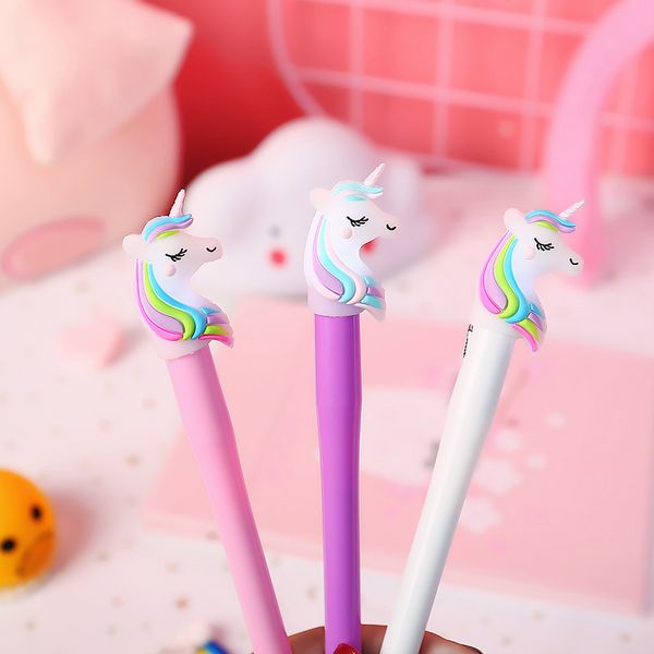 creative pen cute unicorn gel pen kawaii 0.5mm black animal office supplies cartoon light marker cute stationary for school
creative pen cute unicorn gel pen kawaii 0.5mm black animal office supplies cartoon light marker cute stationary for school