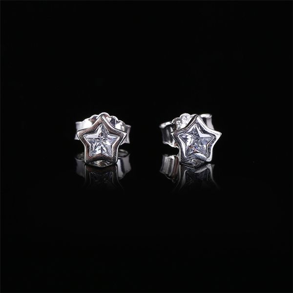 wholesale-clear crystal shining stars stud earring with original box set for pandora 925 sterling silver earring for girls, Golden;silver
wholesale-clear crystal shining stars stud earring with original box set for pandora 925 sterling silver earring for girls, Golden;silver