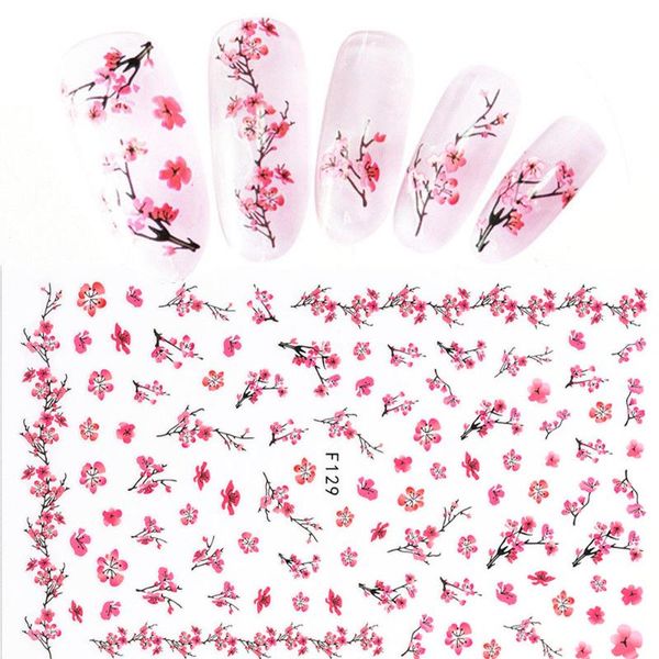 1 pc 3d simulation plum nails stickers ultra-thin adhesive pink flower water transfer slider for manicure nail art decoration, Black
1 pc 3d simulation plum nails stickers ultra-thin adhesive pink flower water transfer slider for manicure nail art decoration, Black