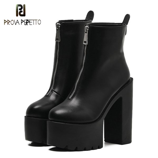prova perfetto 2019 fashion women ankle boots leather black female high heels shoes high platform heels round toe lady shoes
prova perfetto 2019 fashion women ankle boots leather black female high heels shoes high platform heels round toe lady shoes