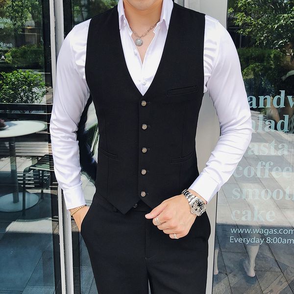 pure color men vest and pants pure color slim design asia size s m xl xxl xxxl business vest waistcoat men pant, Black;white
pure color men vest and pants pure color slim design asia size s m xl xxl xxxl business vest waistcoat men pant, Black;white