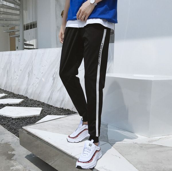 outdoor pants 2018 autumn new men's casual sports feet slim pants nine pants, Black;green
outdoor pants 2018 autumn new men's casual sports feet slim pants nine pants, Black;green