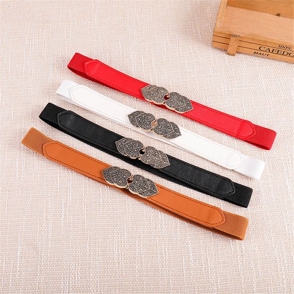 retro vintage women wide waist belt metal flower elastic leather girdle stretch buckle fashion waistband, Black;brown
retro vintage women wide waist belt metal flower elastic leather girdle stretch buckle fashion waistband, Black;brown