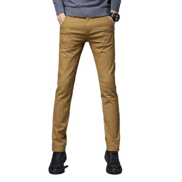 classic men's solid color casual pants business fashion regular fit stretch khaki cotton trousers male brand 38, Black
classic men's solid color casual pants business fashion regular fit stretch khaki cotton trousers male brand 38, Black