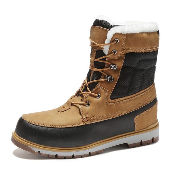 winter with fur snow boots for men sneakers male shoes casual quality waterproof ankle -30 degree celsius warm boots, Black
winter with fur snow boots for men sneakers male shoes casual quality waterproof ankle -30 degree celsius warm boots, Black