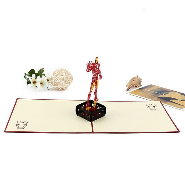 2020 3d pop up cartoon greeting card happy birthday iron man laser cut postcards vintage cards
2020 3d pop up cartoon greeting card happy birthday iron man laser cut postcards vintage cards