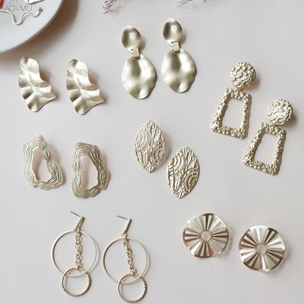 aomu exaggerate baroque irregular gold metal matte leaf geometric hollow square circle big drop earrings for women beach party, Silver
aomu exaggerate baroque irregular gold metal matte leaf geometric hollow square circle big drop earrings for women beach party, Silver