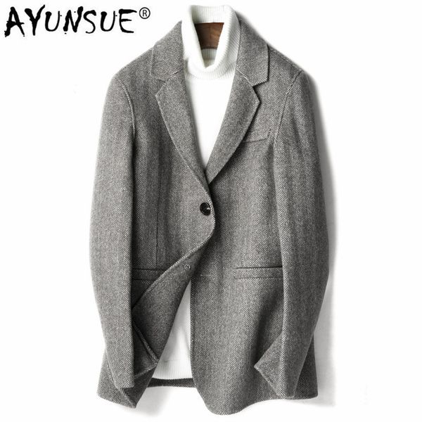 ayunsue wool coat men spring autumn korean jacket slim fit blazer mens coats and jackets casaco masculino d-19-00818 kj3016, Black
ayunsue wool coat men spring autumn korean jacket slim fit blazer mens coats and jackets casaco masculino d-19-00818 kj3016, Black